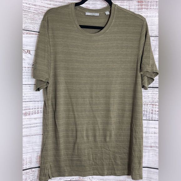 Vince t-shirt mens size medium olive Crew Neck - Picture 4 of 9